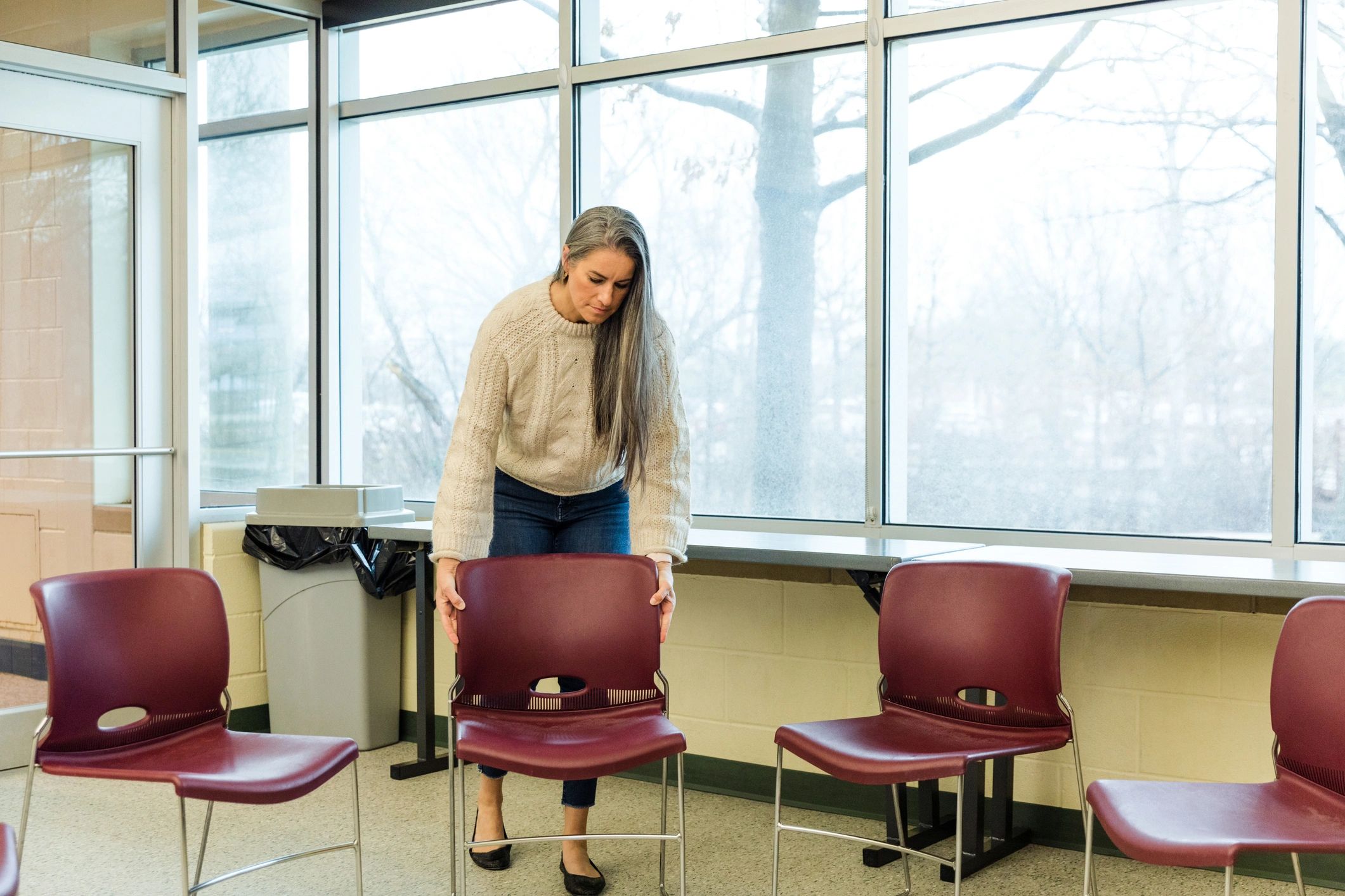Person in a calm setting representing a client testimonial